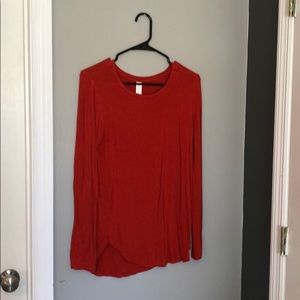Burnt orange long sleeve